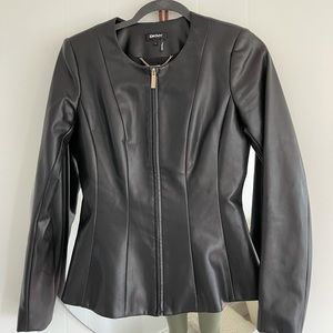 Women’s leather blazer